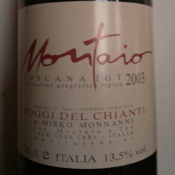 Montaio - toscana igt - 2003